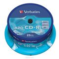 Verbatim CD-R 700 Mb 52x, 25, Cake Box (43352)