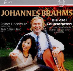 J. Brahms. Die 3 Cellosonaten