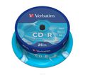  CD-R Verbatim 700Mb 52x DataLife Cake Box, 25  (43432)