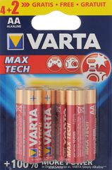  Varta "Max Tech",  AA, 1,5, 6 