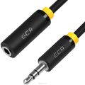 GCR GCR-STM1114 Premium, Black Yellow- Jack 3,5mm - Jack 3,5mm (0,25 )