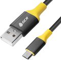 GCR GCR-50505, Black Yellow  USB microUSB (0,5 )
