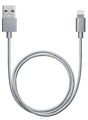 Deppa Alum MFI, Graphite - USB-8-pin (1,2 )