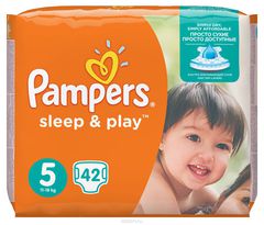 Pampers Sleep & Play  11-18  ( 5) 42 