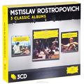 Mstislav Rostropovich. Three Classic Albums (3 CD)
