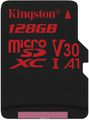 Kingston microSDXC Canvas React UHS-I Class U3 128GB    