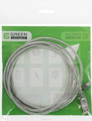 Greenconnect Premium GCR-UA2MCB2-BD2S, Clear  microUSB-USB 2 