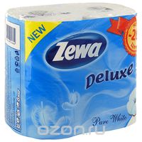   "Zewa Deluxe. Pure White", 4 