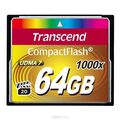 Transcend Compact Flash 1000X 64GB   (TS64GCF1000)
