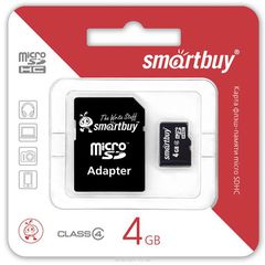 SmartBuy microSDHC lass 4 4GB   (  SD)