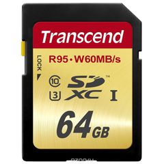 Transcend SDXC Class 10 UHS-I U3 64GB  