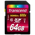 Transcend SDXC Class 10 UHS-I 600x 64GB   (TS64GSDXC10U1)