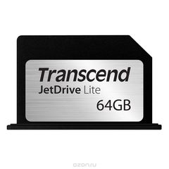 Transcend JetDrive Lite 330 64GB    MacBook Pro (Retina) 13"