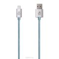 uBear Lightning-USB, Light Blue  Apple Lightning