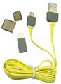 Harper CCH-517 Yellow,  USB-microUSB/Lightning