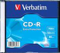  CD-R Verbatim 700Mb 52x Slim case (43347)