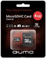QUMO microSDHC Class 10 4GB    