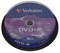  DVD+R Verbatim 4.7Gb 16x Cake Box (10 )