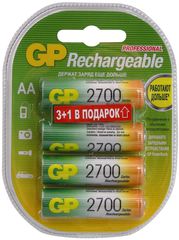   "GP Batteries", NiMh, 2700 mAh,  , 4 