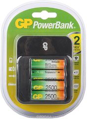   "GP Batteries",   4-   ,  +   4-  NiMh, 2500 mAh,  