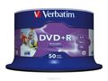  DVD+R Verbatim 4.7Gb 16x Cake Box InkJet Printable (50 )
