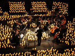 Luminous orchestra.    