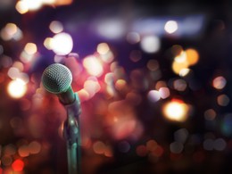 A standup show in English