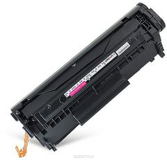 Crown CT-Q2612X/703/FX9/FX10, Black -  HP LaserJet 1010/1012/1015/1018/1020/3015/3020/3050/3055/M1319/Canon LBP2900/3000/Fax L95/100/140/160/MF4100/4122/4130