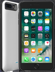 Deppa NRG Case -  Apple iPhone 7 Plus, White (3800mAh)
