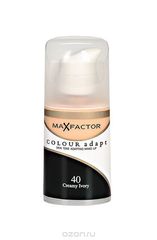 Max Factor   "Colour Adapt",  40 Creamy Ivory ( ), 34 