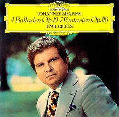 Emil Gilels. Johannes Brahms. 4 Balladen Op. 10 / 7 Fantasien Op. 116 (LP)