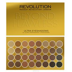 Makeup Revolution   32   32 Eyeshadow Palette, Beyond Flawless, 16 