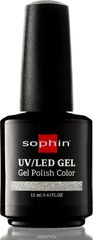 Sophin  UV/LED - Silver Sparkles  0743, 12 