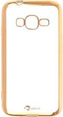 Skinbox 4People Silicone Chrome Border -  Samsung Galaxy J1 mini Prime J106, Gold