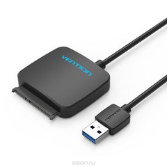 Vention CEBBD OTG USB 3.0/SATA 7+15pin, Black OTG -