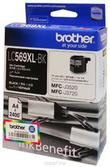 Brother LC569XLBK, Black   Brother MFC-J3520/MFC-J3720