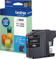 Brother LC663C, Cyan   Brother MFC-J2320/MFC-J2720