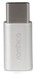 Rombica Type-C Adapter, Silver  USB - Type C
