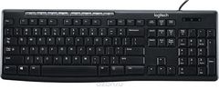 Logitech Keyboard K200 Media, Black  