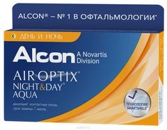 Alcon-CIBA Vision   Air Optix Night & Day Aqua (3 / 8.4 / -2.50)