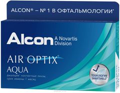 Alcon-CIBA Vision   Air Optix Aqua (3 / 8.6 / 14.20 / -3.25)