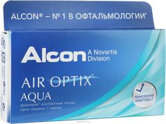Alcon-CIBA Vision   Air Optix Aqua (3  / 8.6 / -1.00)