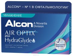 ALCON   AIR OPTIX plus HydraGlyde (3 pack)/  8,6/  -5.25