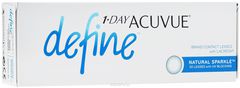 Johnson & Johnson   1-Day Acuvue Define With Lacreon (30 / -3.00 / 8.5 / 14.2) Sparkle