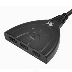 GCR GL-v301ZP, Black  HDMI 3  1 + USB port