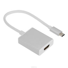 GCR GCR-UTC2HD, White - USB Type-C - HDMI 19F