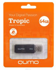 QUMO Tropic 64GB, Black USB-