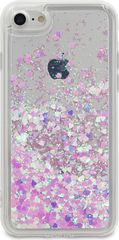 DYP Liquid Case Hearts   Apple iPhone 7/8, Pink Silver