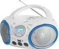 BBK BX150BT, White Cyan CD/MP3 