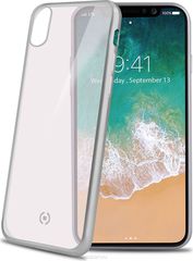 Celly Laser Matt   Apple iPhone X, Transparent Silver